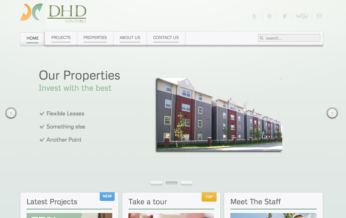 DHD Ventures Website A Scalable Property Management Platform JPTWeb Dhd ventures website a scalable property management platform jptweb